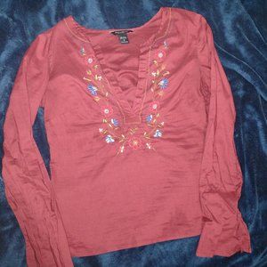 NWOT ABERCROMBIE & FITCH LONG SLEEVE TOP M